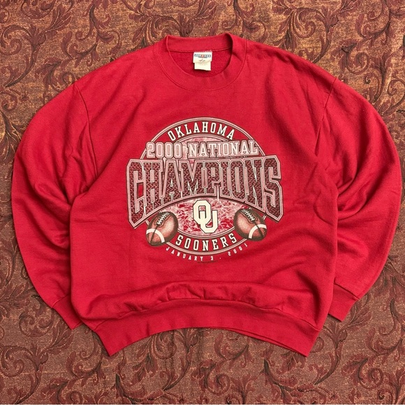 Y2K Oklahoma Sooners National Champions Crewneck - Picture 1 of 6